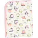 Многоразовая непромокаемая пеленка Lindo Совы, 70х50 см, светло-розовый (Т-1855 роз)