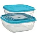 Набір ємностей квадратних Ucsan Soft & lock 2 шт. в асортименті (54007)