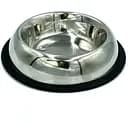 Миска для собак Lucky Star Belly нескользящая 25 см 2.05 л серебристая (SWT 2304-6)
