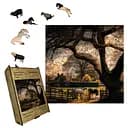 Пазл деревянный Отдых на ферме, А5, Картонная коробка 35 элементов