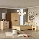 Спальня Еверест Ліберті Комплект 4 (модульна - 4 елементи) дуб крафт золотий (EVR-2601)