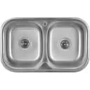 Кухонная мойка Platinum Декор 7848D из нержавеющей стали 0.8 мм овальная 78x48 см (SP000000524)