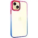 Чохол Epik TPU+PC Fresh sip series для Apple iPhone 14, 6.1 Синій/Рожевий
