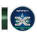 Шнур Brain Scout 4X 150 м (deep green) 0.205 мм 14.6 кг