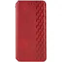 Шкіряний чохол-книжка Getman Cubic (PU) для Samsung Galaxy S24 Червоний