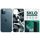 Захисна плівка SKLO Back тил+лого Camo для Apple iPhone 12 6.1 Блакитний/Army Blue
