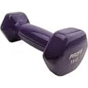 Гантель Maxlend M 0289 з вініловим покриттям 1 кг Фіолетова