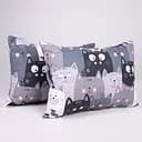 Набор подушек MirSon №0152 Сolor Fun Line Hendri Шерсть 2 шт. серый (2200011158693)