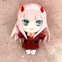 Мягкая игрушка Zero Two из аниме Милый во франксе 02 Darling in the Franxx