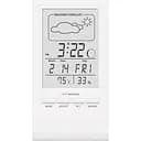 Цифровий гігрометр-термометр Склоприлад Т-14 з годинником білий (402349)