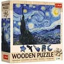 Пазл Trefl деревянный фигурный Звездная ночь Винсент ван Гог 200 эл. (20248)