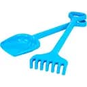 Набор лопатки и грабельки ТехнОк Гулливер 1424TXK голубой