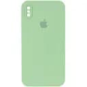 Чохол Epik Silicone Case Square Full Camera Protective AA для Apple iPhone X/XS 5.8 М'ятний/Mint
