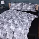 Комплект постельного белья MirSon Поплин 00-8 Black Flowers 110х140 см (2200009707827)