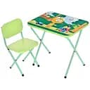 Детский столик Bambi Кот M 5968-5 складной со стульчиком цифры