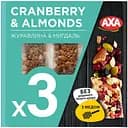 Батончик AXA с клюквой, миндалем, злаками и медом 90 г (3 шт. х 30 г)