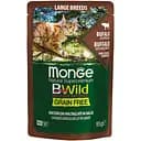 Вологий корм для дорослих кішок великих порід Monge Cat Вwild Gr.Free Wet Adult буйвол від 2 місяців 85 г