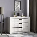 Комод для дому Еверест Ліберті-1000 100х38х76 см дуб крафт білий (EVR-2141)