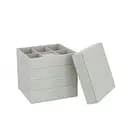 Шкатулка для прикрас J-Line з еко-шкіри сіра (37087)