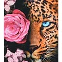 Алмазна мозаїка Погляд через квіткову вуаль HEG88138 30х40 см