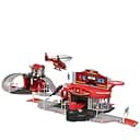 Парковка з треком 660 A-201, 77 деталей, машинки з металопластику, запускач, фігурки поліціянтів, наліпки, в коробці