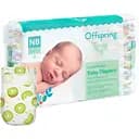 Подгузники Offspring Hairykiwi размер NB (до 4 кг) 56 шт. (DP-OI-FAT-NB56P-HKW)
