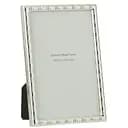 Фоторамка J-Line металева зі смужками 10х15 см срібляста (27407)