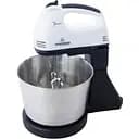 Стационарный электрический ручной миксер Crownberg CB-7321 с насадками для замешивания теста