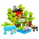 Конструктор дитячий блоковий Зоопарк, 130 елементів, ТехноК, 1089
