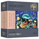 Пазл Trefl дерев'яний фігурний Морське життя 500+1 ел. (20153)