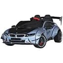 Электромобиль детский Bambi M 5820EBLRS-12 24V MP3 USB TF Bluetooth EVA кожа музыка свет голубой