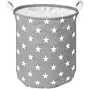 Кошик Idea Home Stars тканинний з кришкою 35х45 см (LY-03 круг. ткан. з/кр Stars)