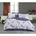 Комплект постільної білизни Hobby Exclusive Sateen Paradise євростандарт фіолетовий (168169)