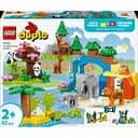 Конструктор LEGO DUPLO Town Семейства диких животных 3 в 1, 92 детали (10446)