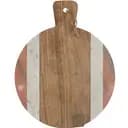 Сервировочная доска J-Line со вставками из камня 40х30 см. (3008)