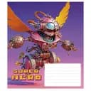 Зошит учнівський Школярик Super hero 012-3298K-3 в клітинку 12 аркушів