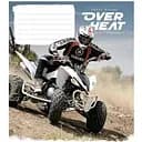 Зошит учнівський Over heat Школярик 018-3218K-5 у лінію на 18 аркушів