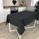Скатерть Прованс Black Milan 220х136 см черная (23544)