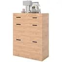 Тумба для обуви Эверест Соната ТО-800, 80х38х106 см дуб крафт золотой (EVR-2726)