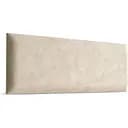 Стінова панель, оксамитове узголів'я ліжка, кремова 90*30*4 см
