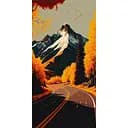 Картина по номерам "Осенний покой" 11025-AC 40x80 см