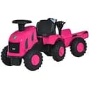 Каталка-толокар M 6154 дитяча з музичним кермом і багажником, рожева