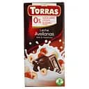 Шоколад молочный Torras с фундуком без сахара 75 г