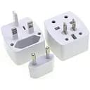 Перехідник 2E 4you на американську + євро розетки Z4 3 в 1