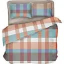 Комплект постельного белья Lelit Полуторний в клетку 150 х 215 см L-2040/2 (le2000000265971)