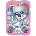 Пазлы на магните Vladi Toys Малюк зможе Зайчик А5 12 элементов (VT3301-03)
