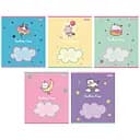 Тетради ученические 12 листов клетка 1B Привет Кися, 25 шт. в упаковке