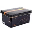 Кошик Violet House Decor Marble Black, 5 л, чорний (0646 DECOR Marble Black с/кр. 5 л)