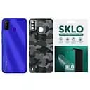 Захисна плівка SKLO Back (тил) Camo для TECNO Camon 19 Pro Сірий / Army Gray