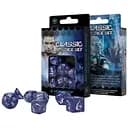 Набір кубиків Classic RPG Cobalt & white Dice Set , 7 шт. (SCLE12)